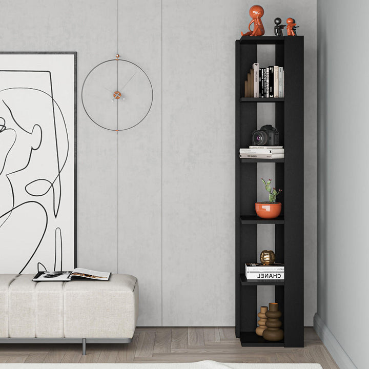 Decortie Eck, Schwarz, Holzwerkstoff, 34x160.8x34 cm, W