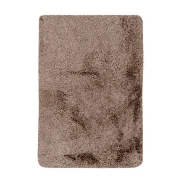Kayoom Fellteppich Rabbit 225 Dunkelbeige, Beige, Kunst
