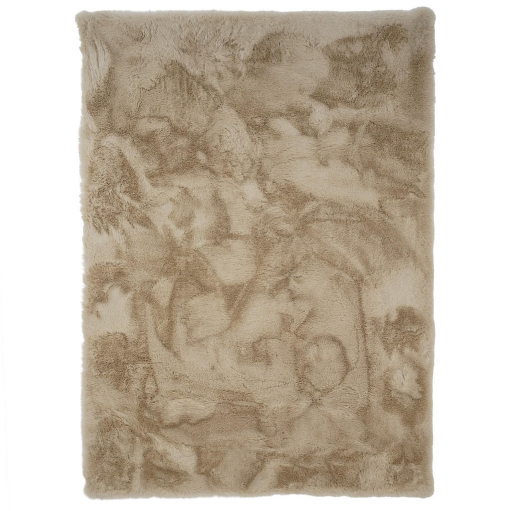 Consilio Concept Fellteppich, Beige, Textil, Uni, Recht