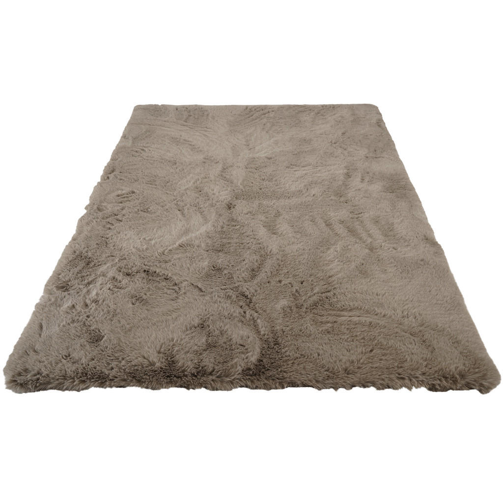 Consilio Concept Fellteppich, Taupe, Textil, Uni, Recht