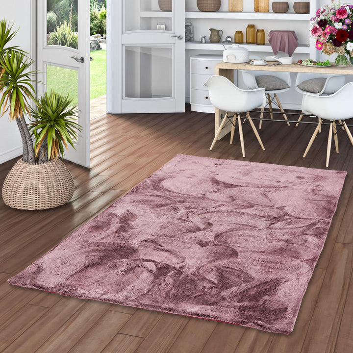 Pergamon Fellteppich, Beere, Textil, 60x90 cm, Teppiche