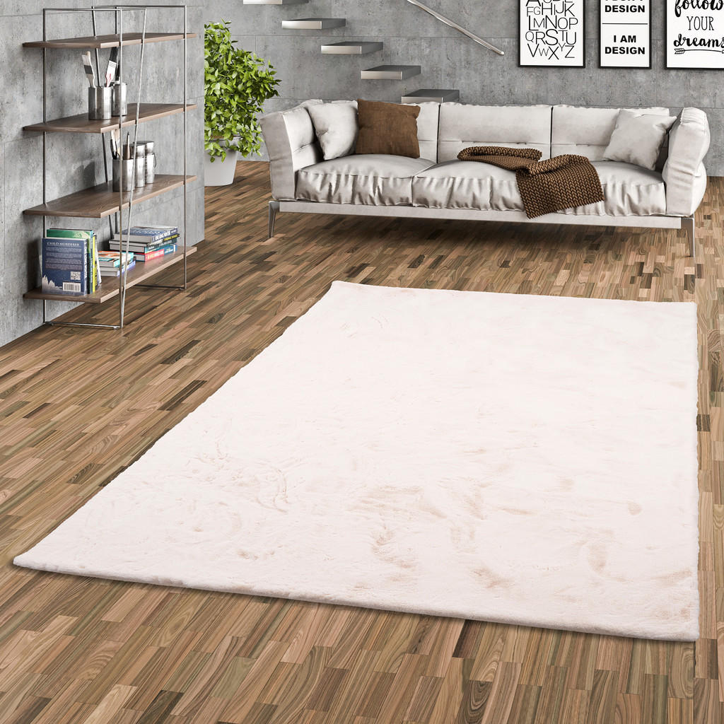 Pergamon Fellteppich, Creme, Textil, 70x140 cm, Teppich