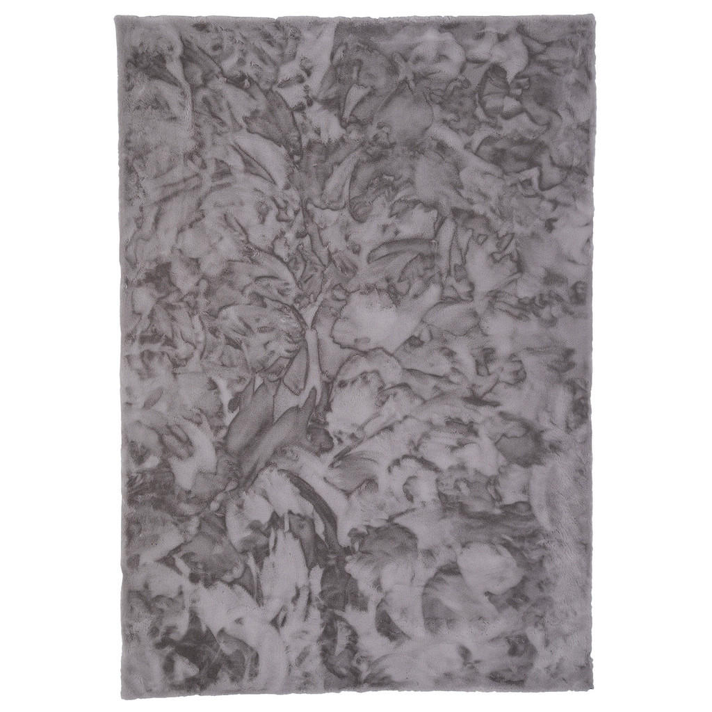 Pergamon Fellteppich, Grau, Textil, 140x180 cm, Teppich
