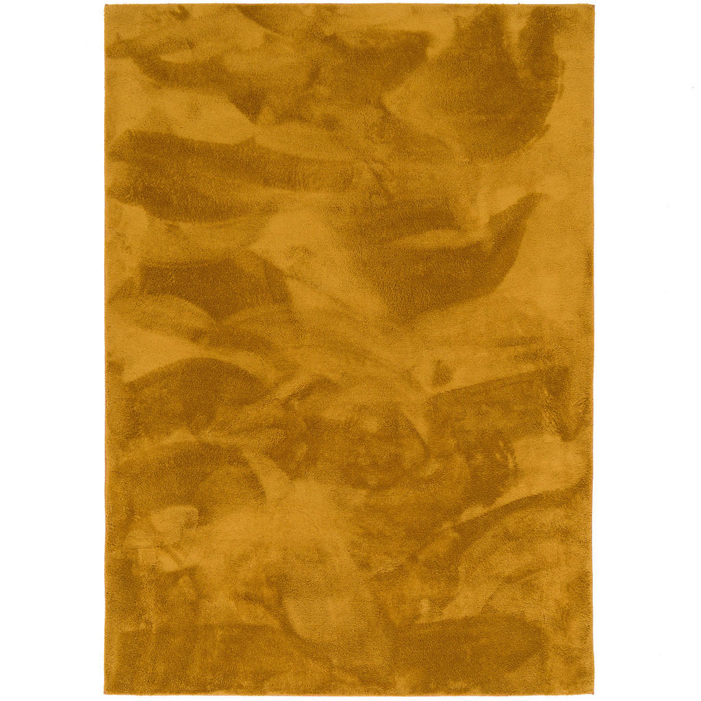 Pergamon Fellteppich, Currygelb, Textil, 120x170 cm, Te