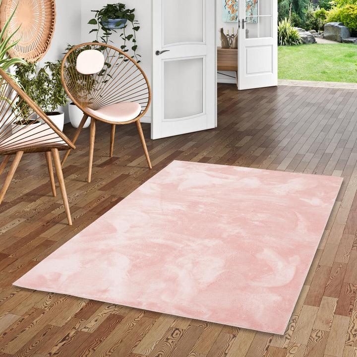 Pergamon Fellteppich, Rosa, Textil, 200x290 cm, Teppich