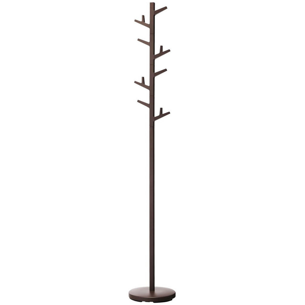 Yamazaki Garderobenständer, Braun, Metall, 28x176x28 cm