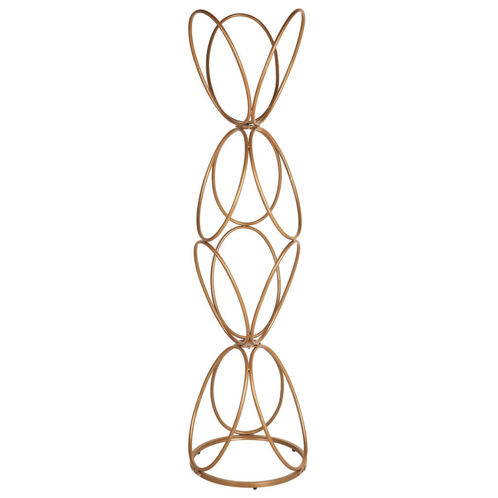 Beliani Garderobenständer, Gold, Metall, 42x160x42 cm,