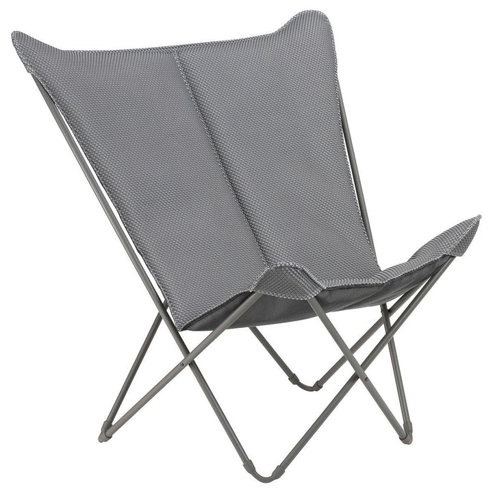 Lafuma Mobilier Garten-Relaxsessel, Hellgrau, Metall, K
