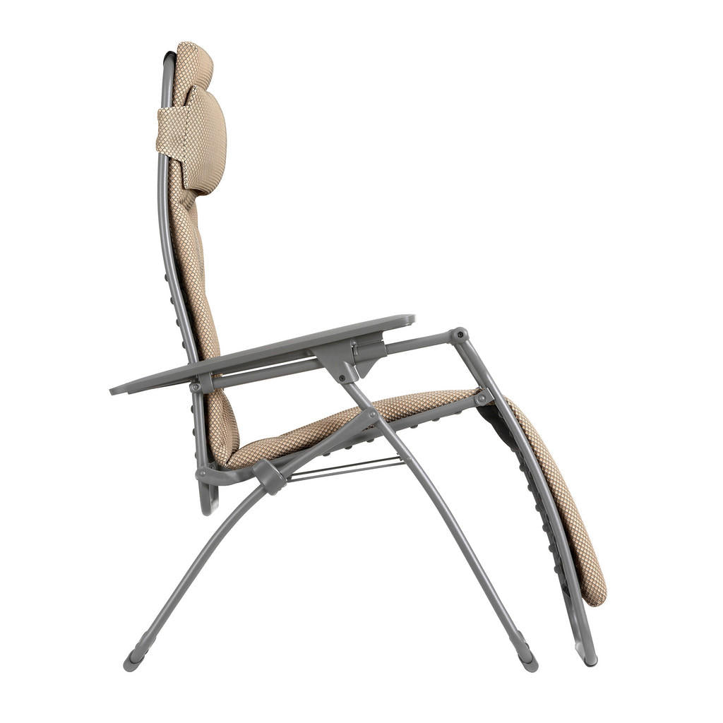 Lafuma Mobilier Garten-Relaxsessel, Titan, Mokka, Kunst