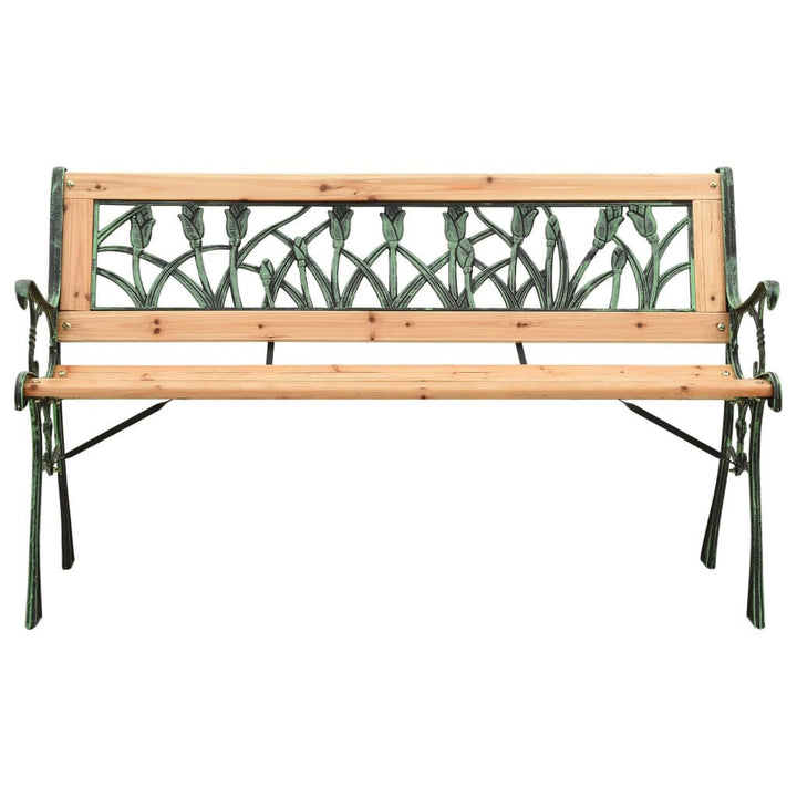 furnicato Gartenbank, Braun, Holz, Rechteckig, 122x73x5