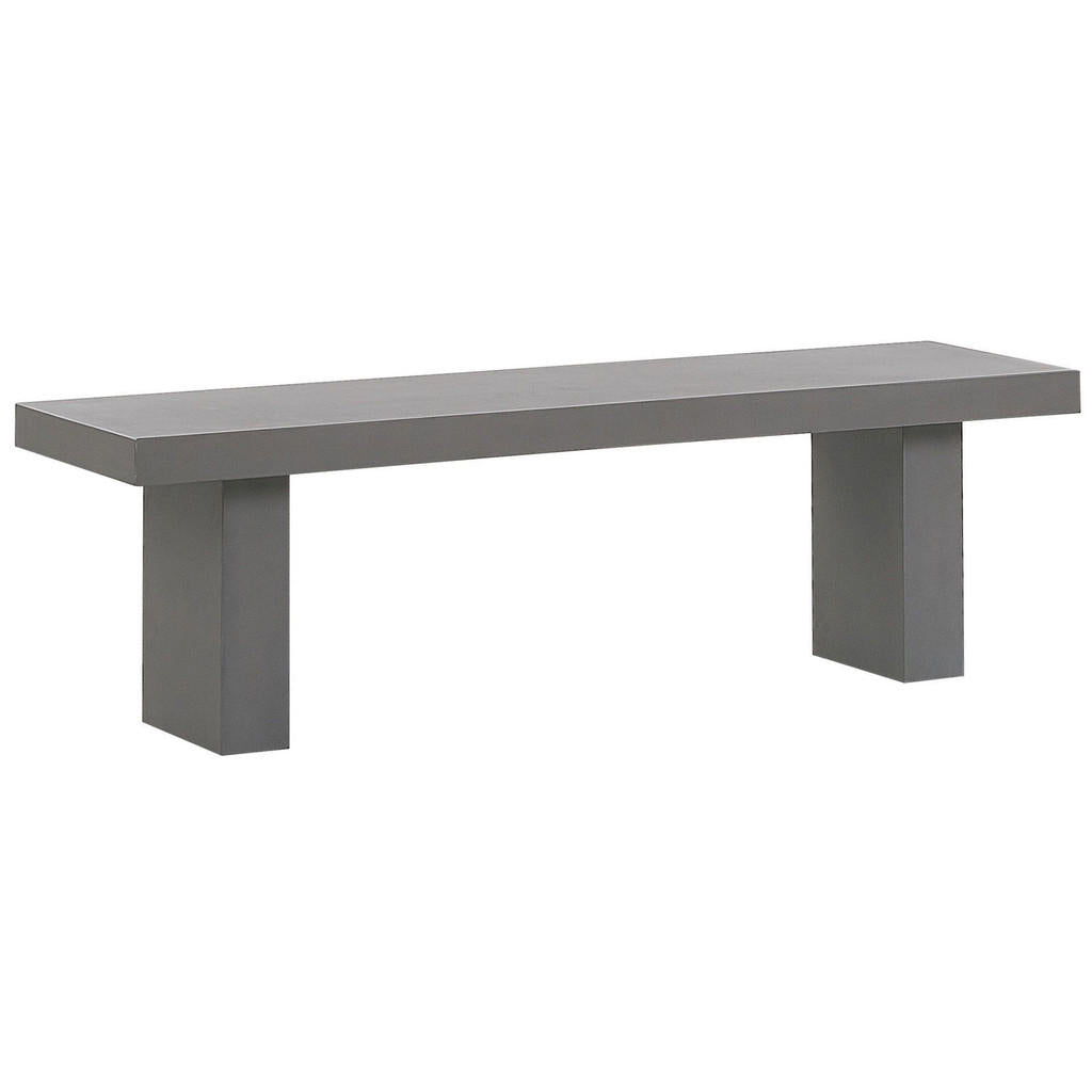 Beliani Gartenbank, Grau, Stein, 150x45x40 cm, Gartenmö