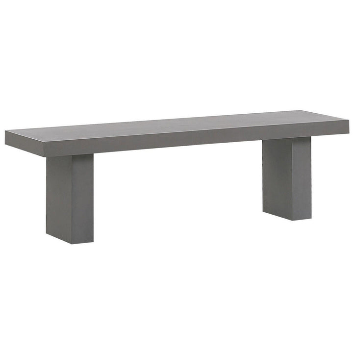 Beliani Gartenbank, Grau, Stein, 150x45x40 cm, Gartenmö