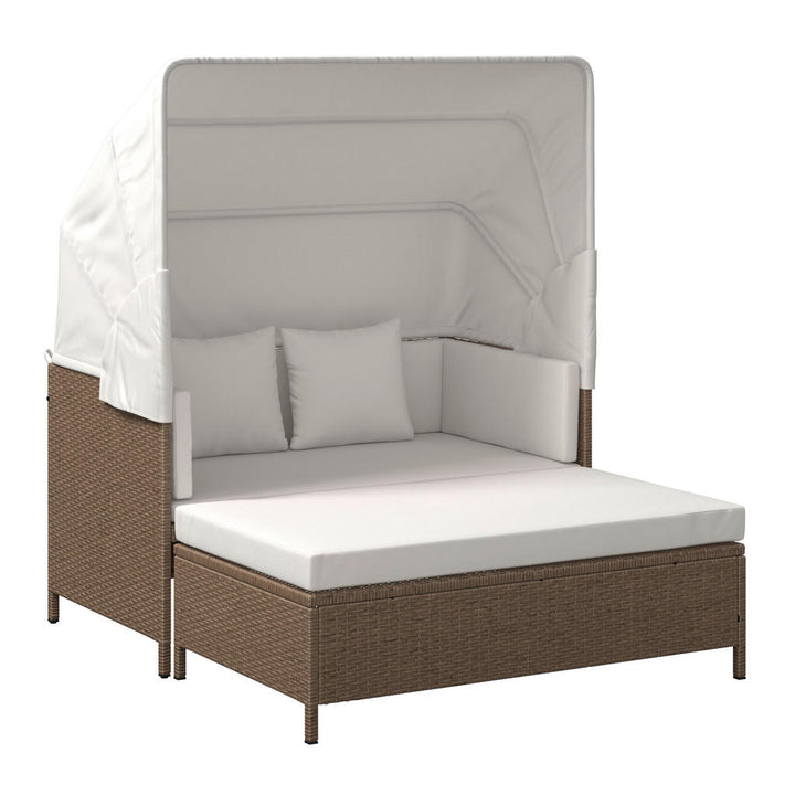 Ambia Garden Gartenmuschel, Beige, Metall, Füllung: Pol
