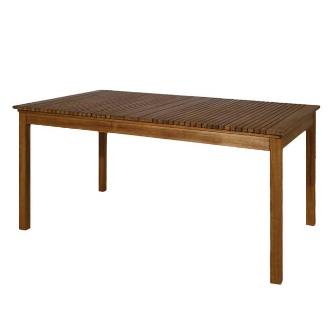 Gartentisch Massivholz Akazie, geölt 150 x 74 x 90cm Beige