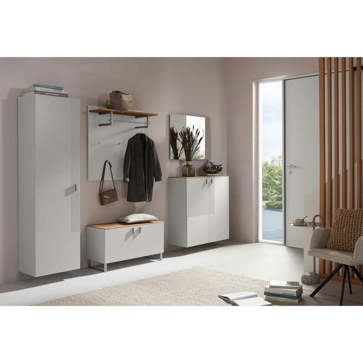Dieter Knoll Hängeschuhschrank, Eiche, Sand, Holz, Holz