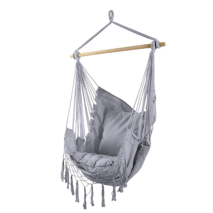 Mobili Rebecca Hängesessel, Grau, Textil, 100x140x140 c