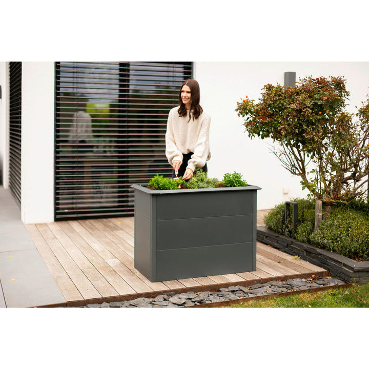 Hochbeet Primus, Anthrazit, Metall, 385 L, 100x77x50 cm