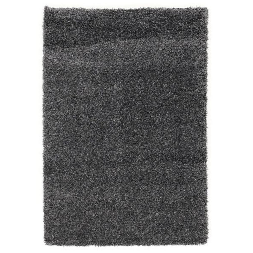 Novel Hochflorteppich Fashion Shaggy, Dunkelgrau, Texti