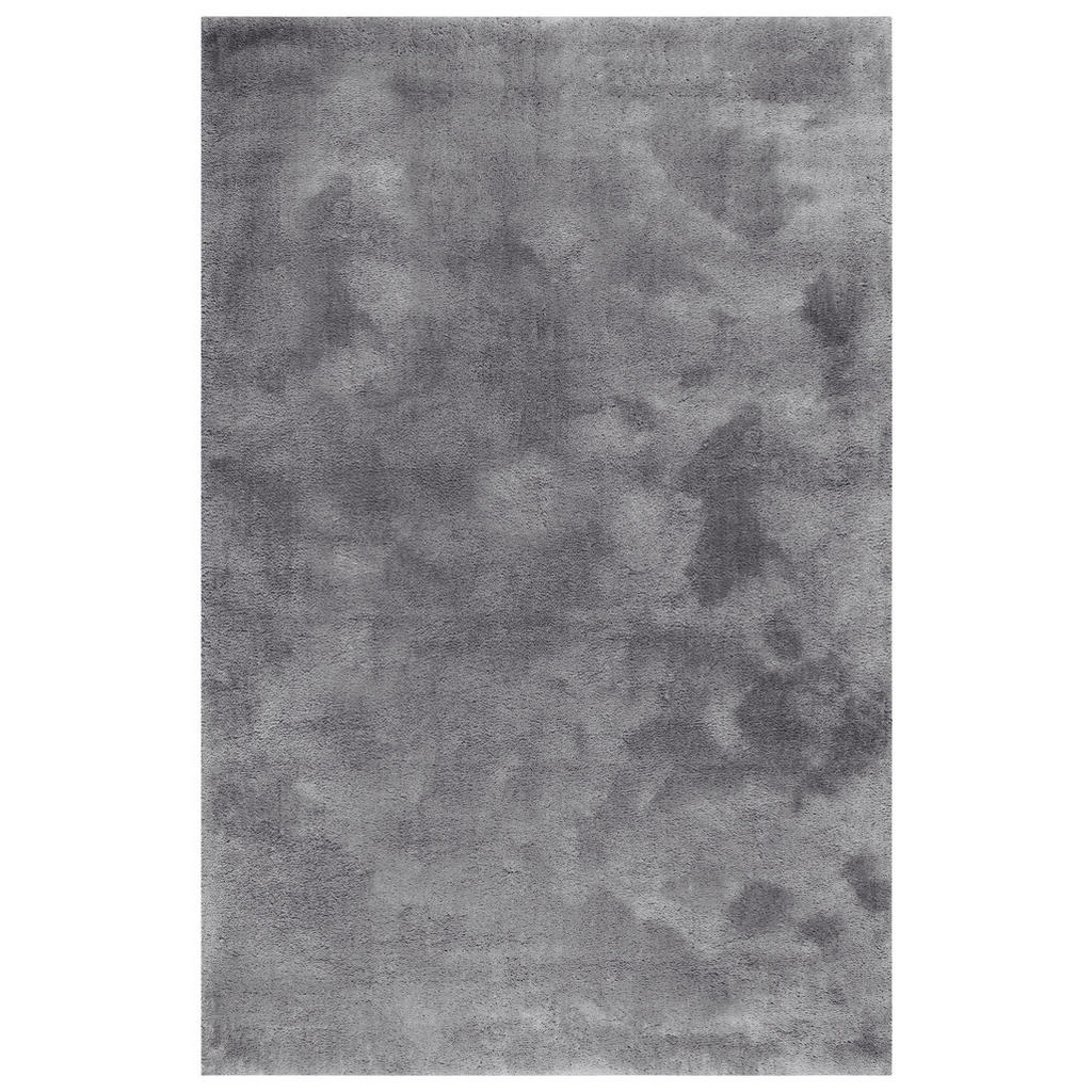 Esprit Hochflorteppich Relaxx, Hellgrau, Textil, Uni, r