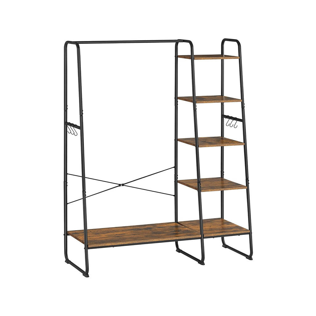 Hansiro Kleiderständer, Braun, Holzwerkstoff, 120x160x4