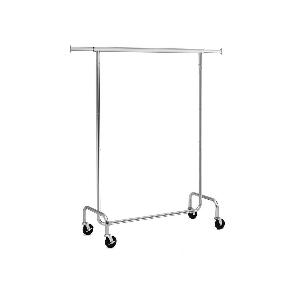 Hansiro Kleiderständer, Silber, Metall, 160x45x45 cm, G