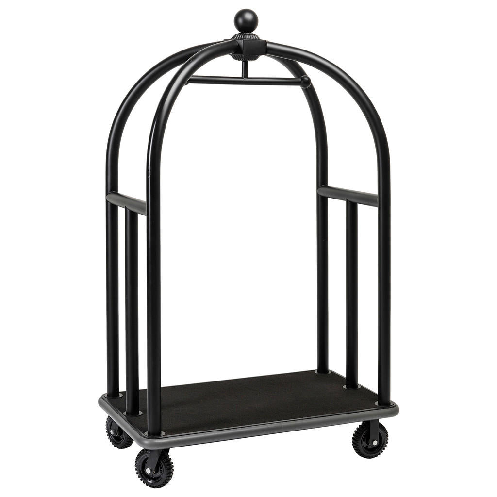 Kare-Design Kleiderwagen, Schwarz, Metall, Holzwerkstof