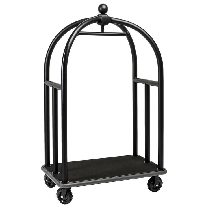 Kare-Design Kleiderwagen, Schwarz, Metall, Holzwerkstof