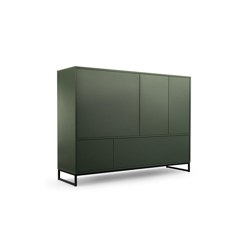 Agmat-Furniture Kommode, Grün, Holzwerkstoff, 160x120x4