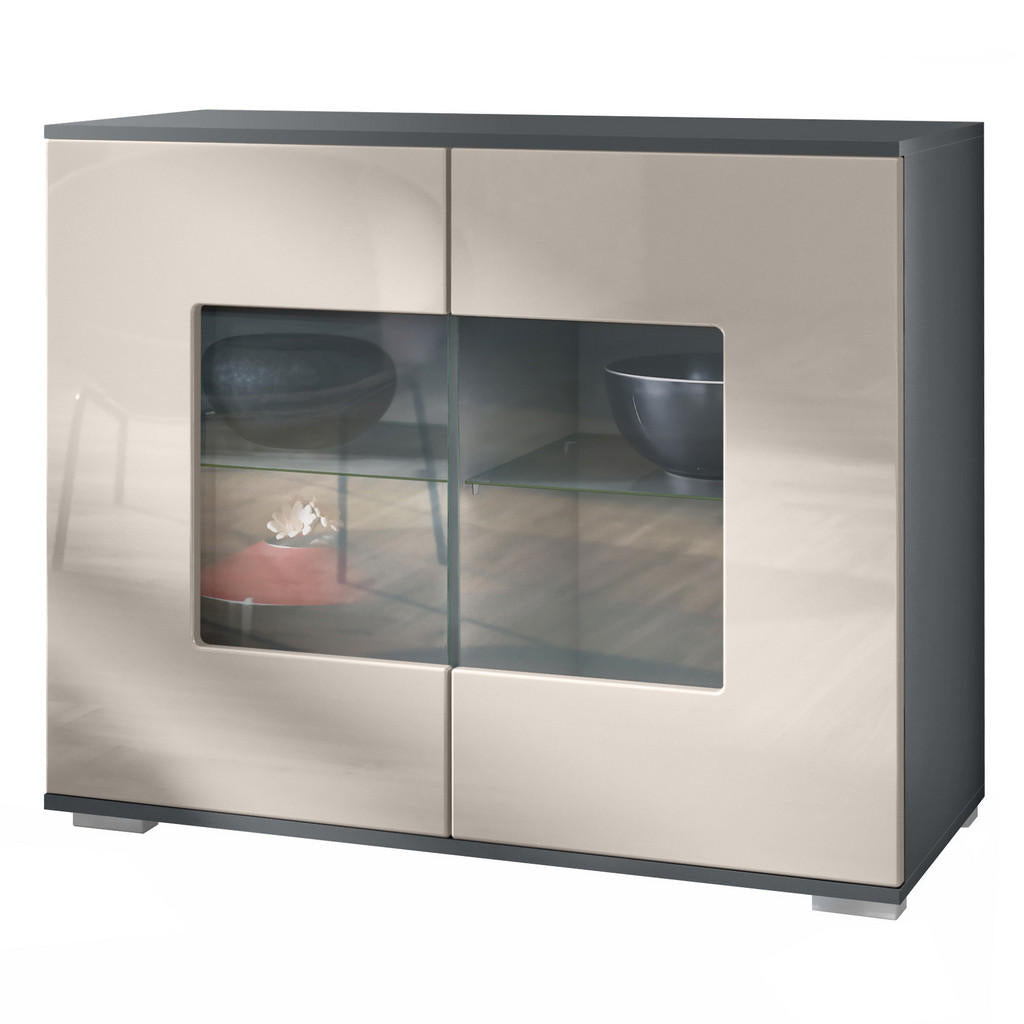 Vladon Kommode, Sand, Holzwerkstoff, 92.5x75.5x35 cm, W