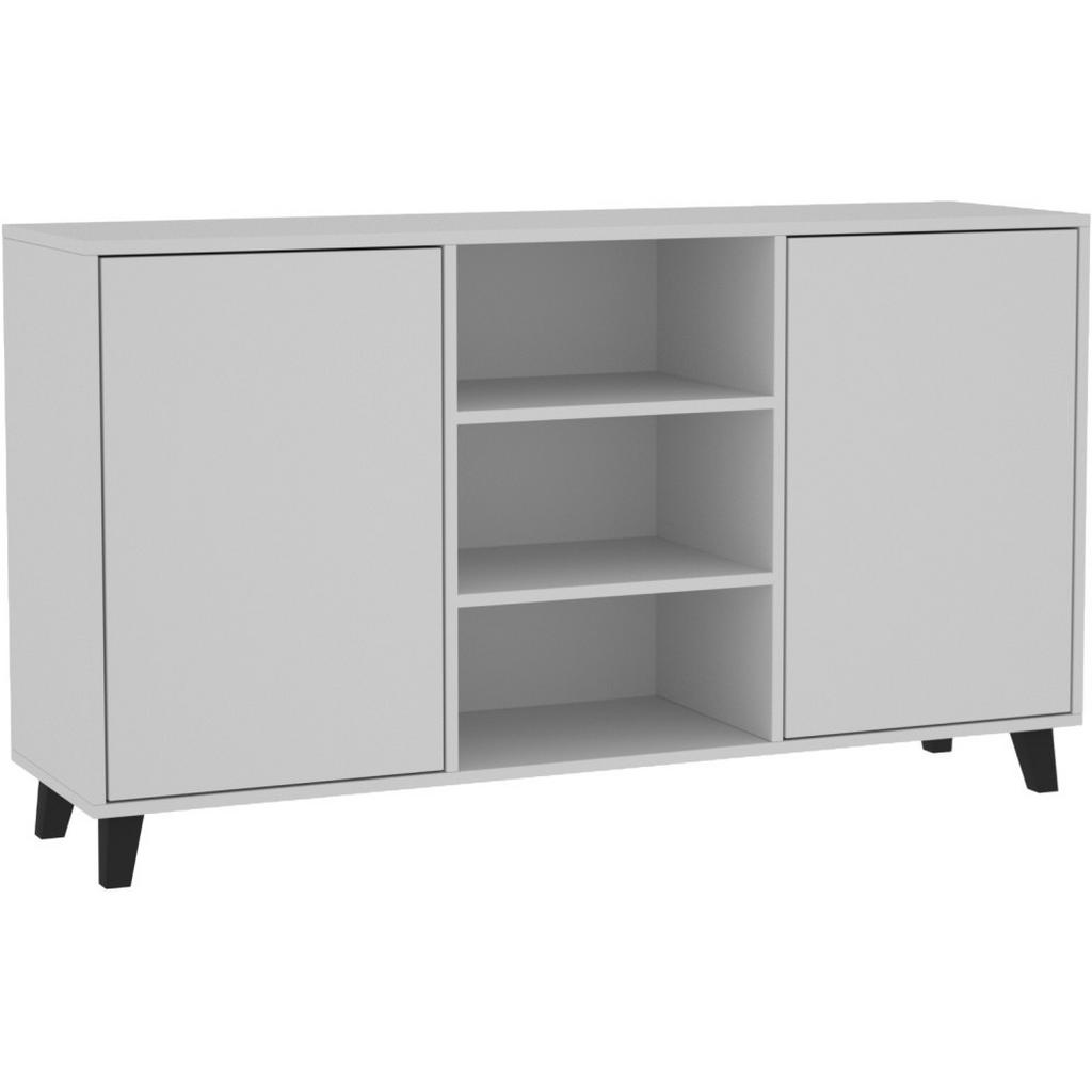 Beautysofa Kommode, Weiß, Holzwerkstoff, Rechteckig, 15