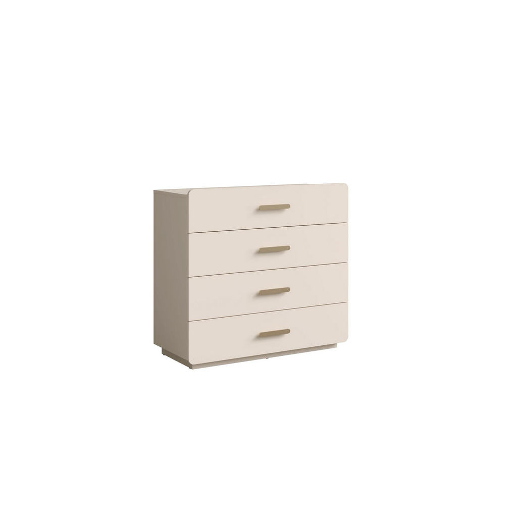 Masseno Kommode, Beige, Holzwerkstoff, 4 Schubladen, 10