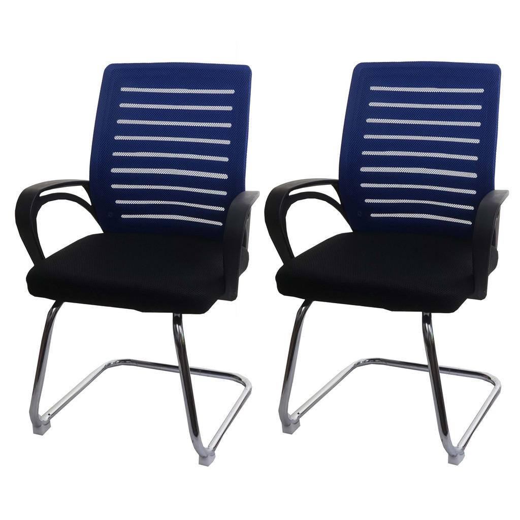 MCW Konferenzstuhl, Blau, Textil, 60x94x49 cm, Arbeitsz