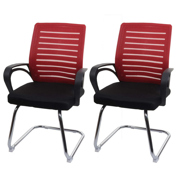 MCW Konferenzstuhl, Rot, Textil, 60x94x49 cm, Arbeitszi