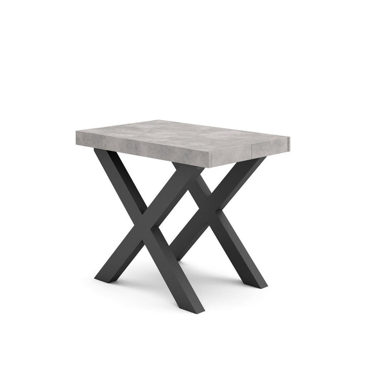 Skraut Home Konsolentisch, Grau, Holzwerkstoff, Rechtec