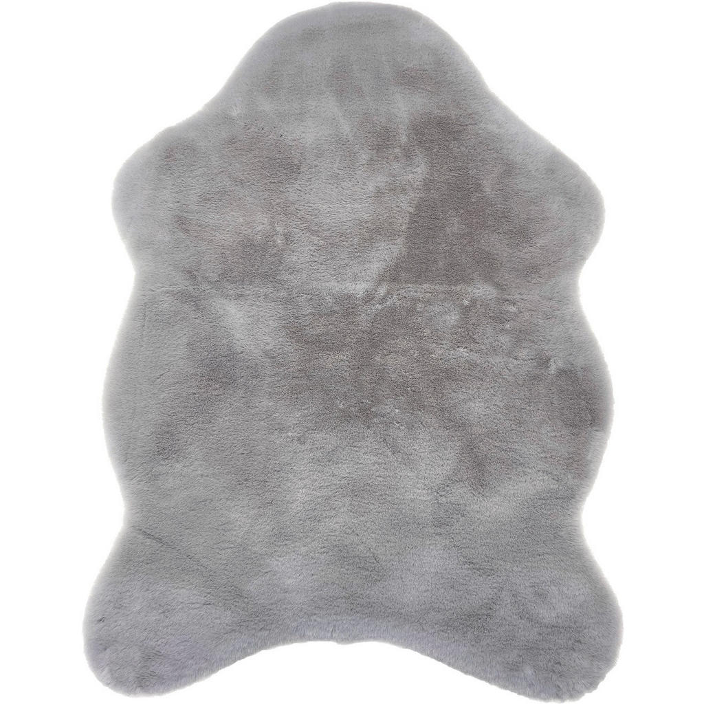 Astra Kunstfell, Silber, Textil, Tierform, 60x90 cm, fü