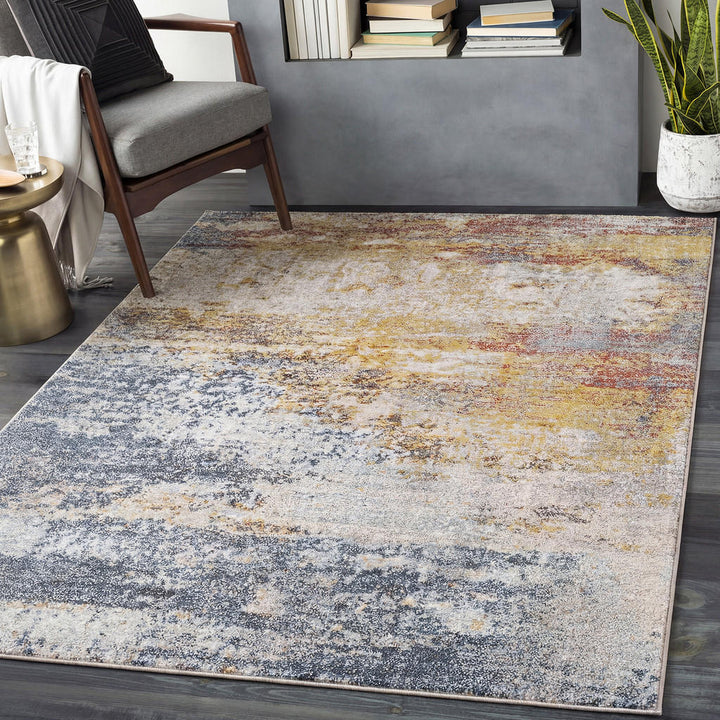 Livabliss Kurzflorteppich, Mehrfarbig, Textil, Abstrakt