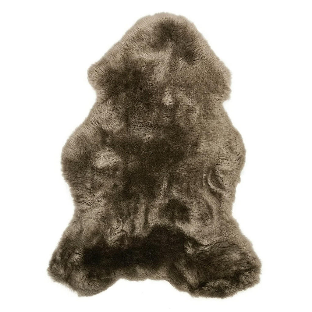 Provellus Lammfell, Taupe, Fell, 50x100 cm, Teppiche &