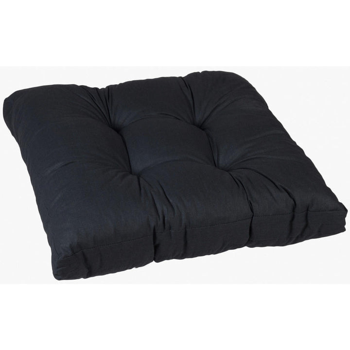 Gardenson Loungekissen, Anthrazit, Textil, Uni, Füllung