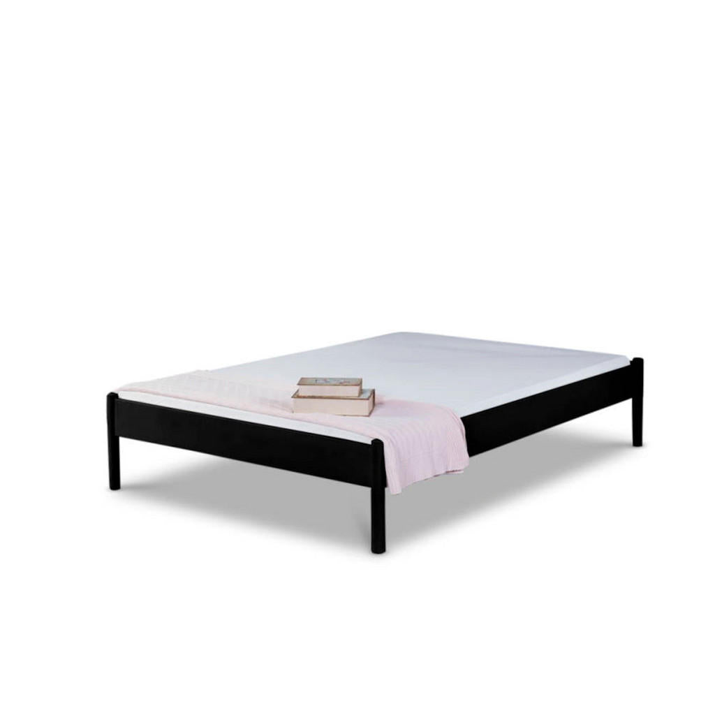 BED BOX Metallbett, Schwarz, Metall, 160x210 cm, Schlaf