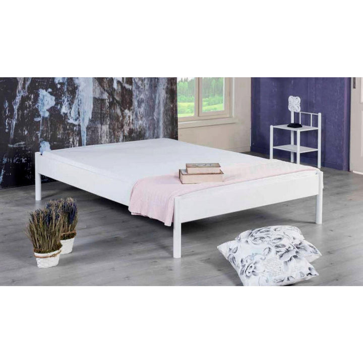 BED BOX Metallbett, Weiß, Metall, 200x210 cm, Schlafzim