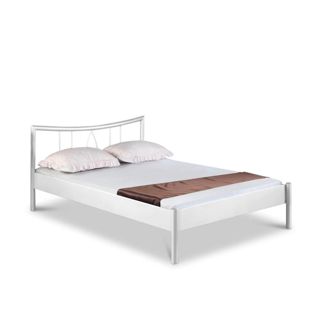 BED BOX Metallbett, Weiß, Metall, 90x220 cm, Schlafzimm