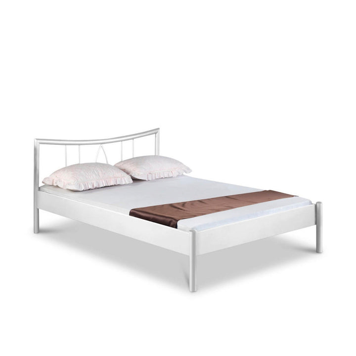 BED BOX Metallbett, Weiß, Metall, 90x220 cm, Schlafzimm