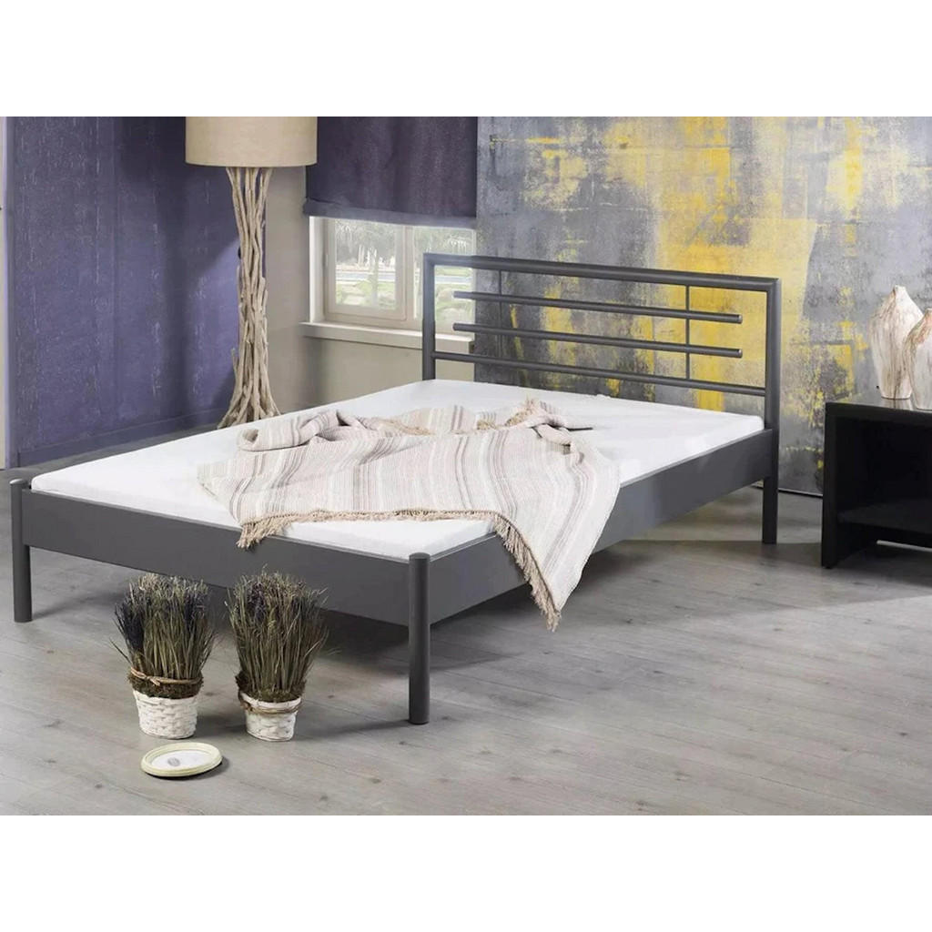 BED BOX Metallbett, Weiß, Metall, 200x210 cm, Schlafzim