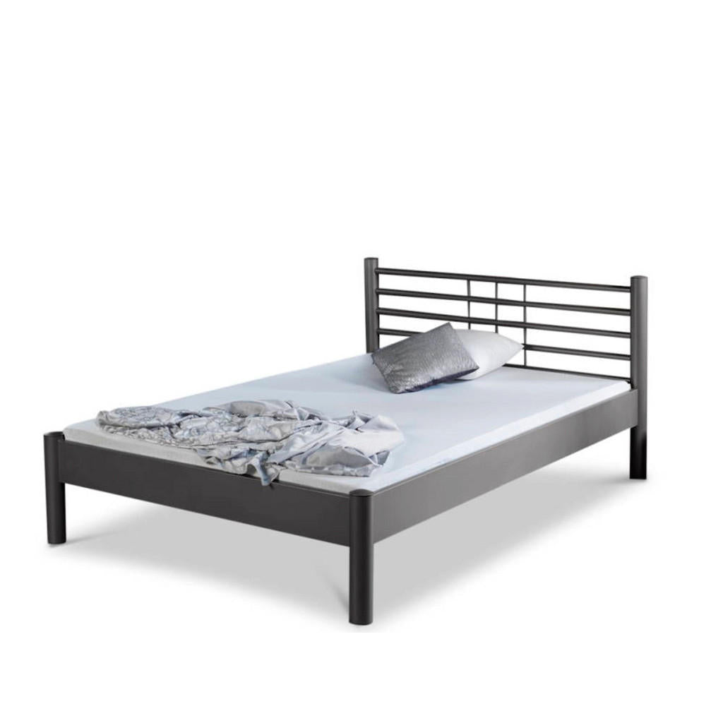 BED BOX Metallbett, Anthrazit, Metall, 120x220 cm, Schl