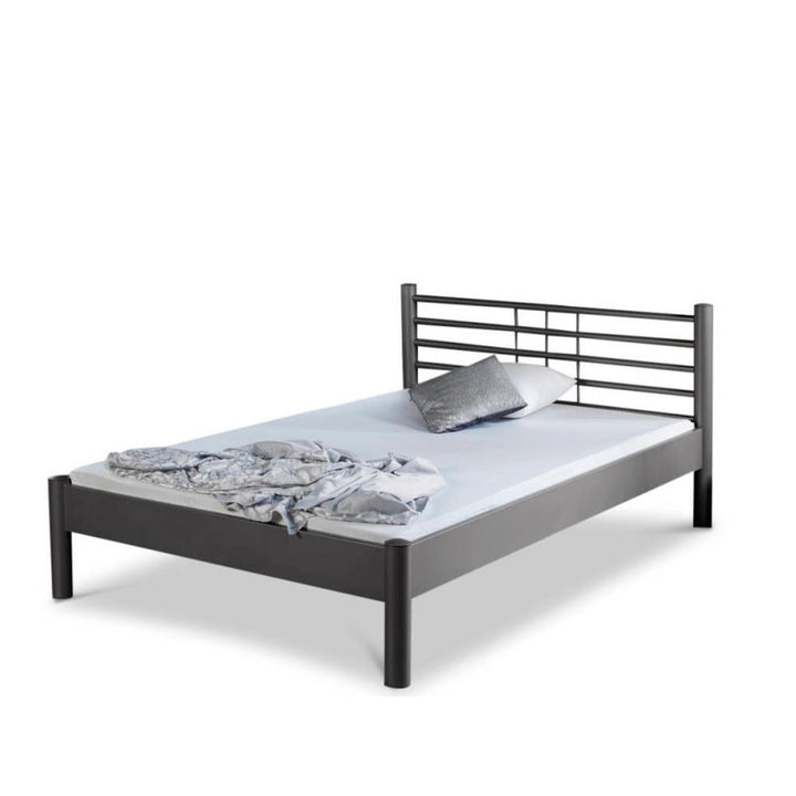 BED BOX Metallbett, Anthrazit, Metall, 120x220 cm, Schl