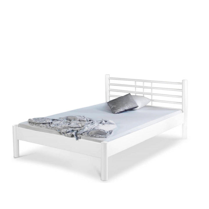 BED BOX Metallbett, Weiß, Metall, 200x220 cm, Schlafzim