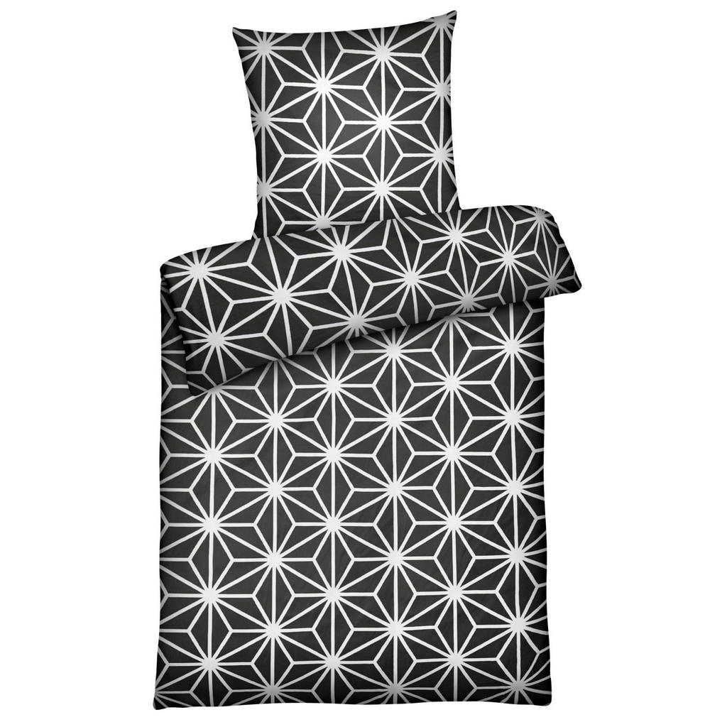 Carpe Sonno Mikrofaser-Bettwäsche, Schwarz, Textil, Ste