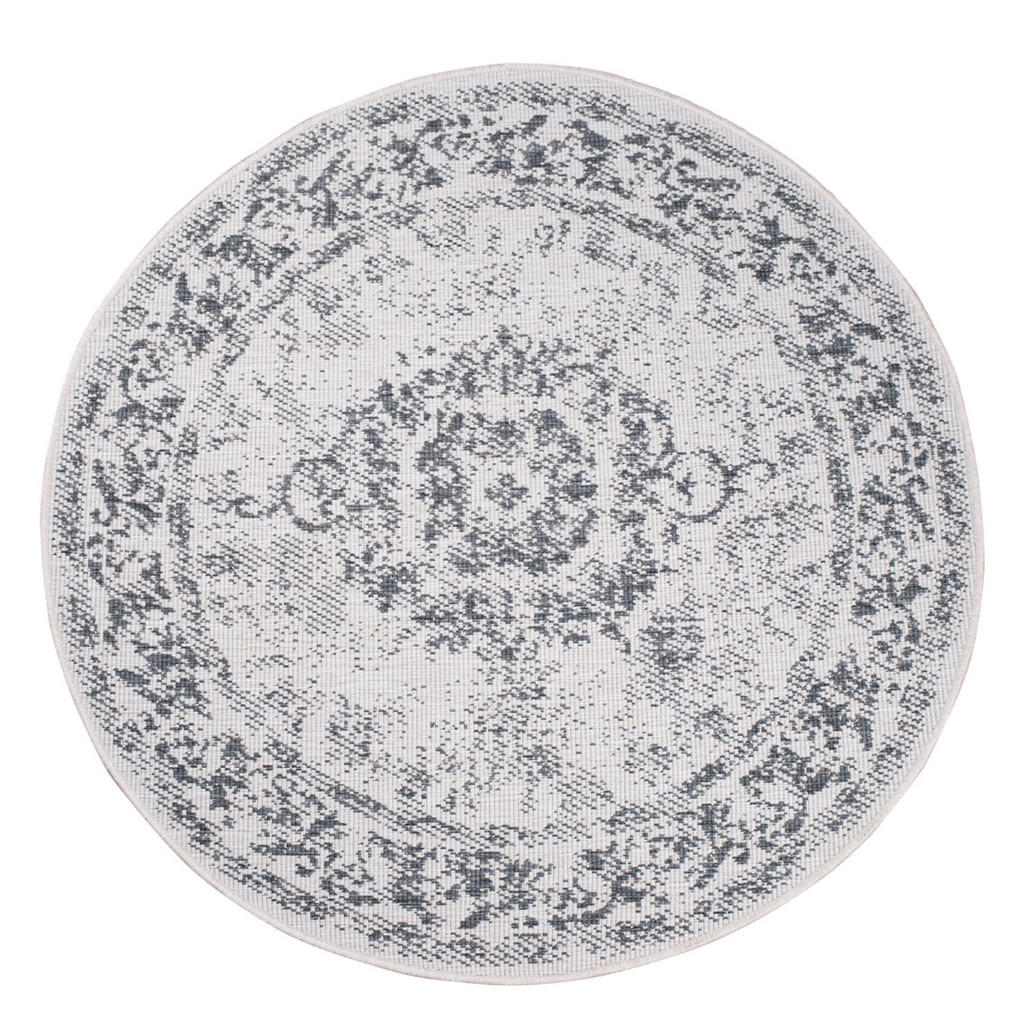 carpet city Outdoor-Teppich, Grau, Textil, Grafikmuster