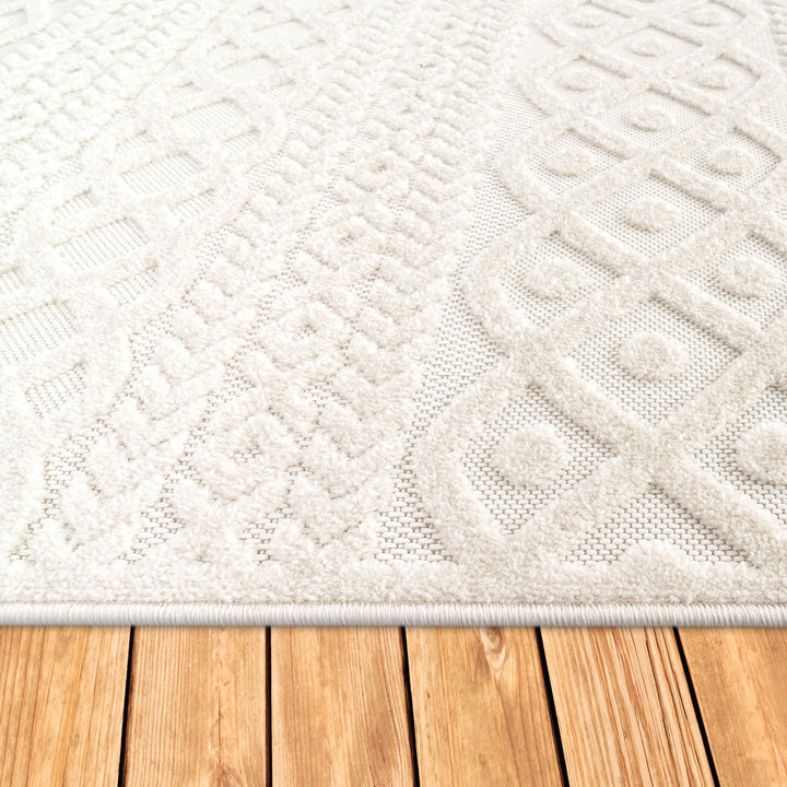 Paco Home Outdoorteppich, Creme, Textil, Rechteckig, 12