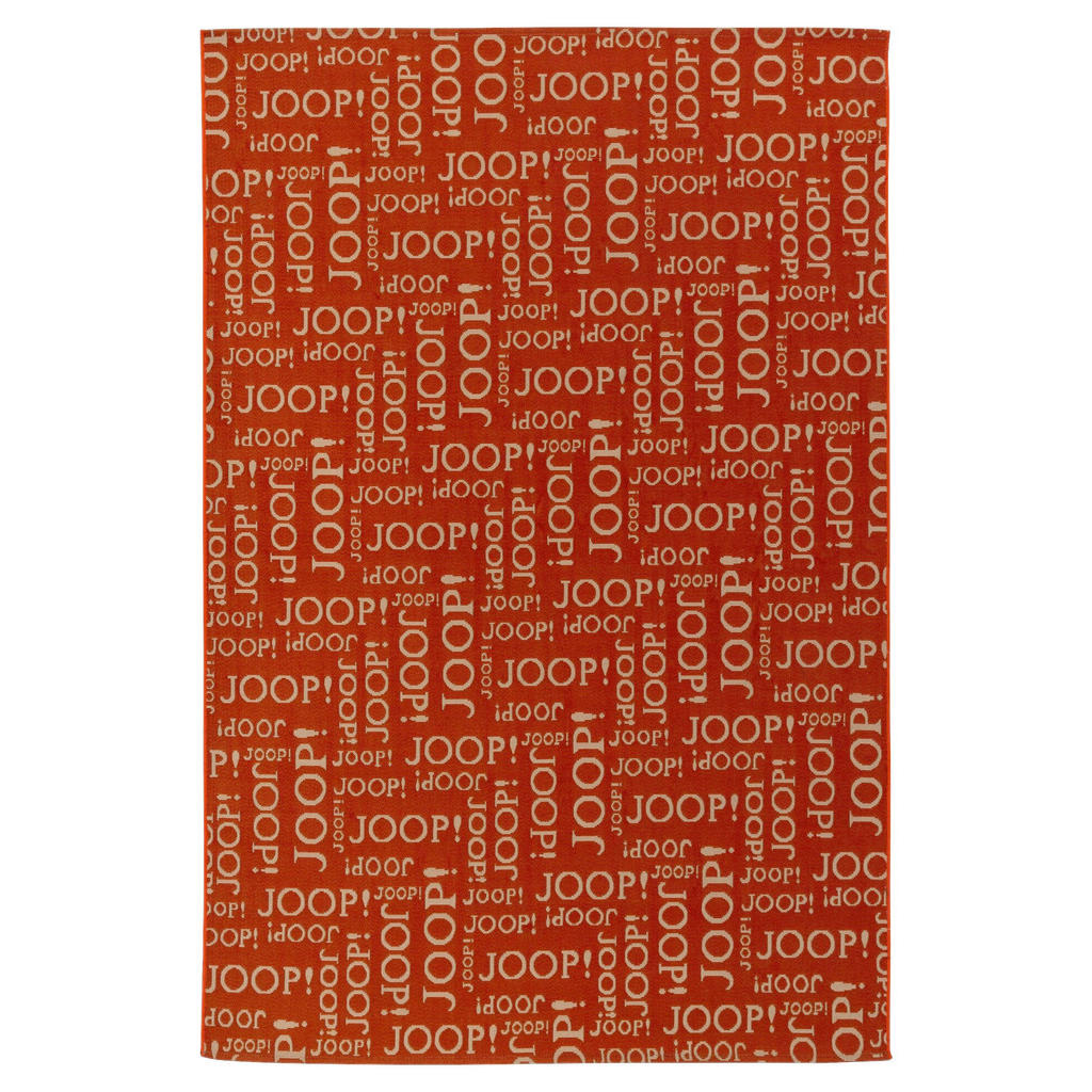 Joop! Outdoorteppich Repeat, Aprikose, Textil, Schriftz